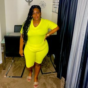 Basic Biker Chill Sets (Yellow)